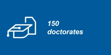 140 doctorates 